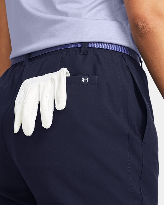 Women's UA Drive Pants in Blue image number 3